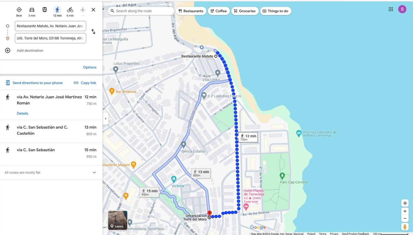 Sea 350M Seaview Apartment Torre Del Moro 라 마타 외부 사진